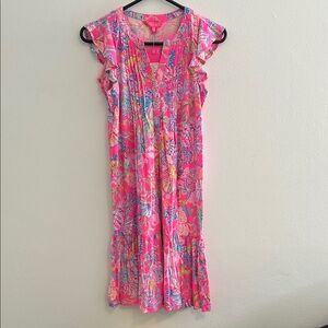Lilly Pulitzer Pink Floral Mini Dress